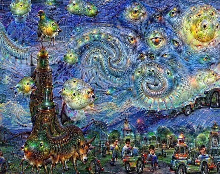 Starry Night interpretation by AI